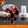 Plastic lip balm tube with custom made color and logo printing